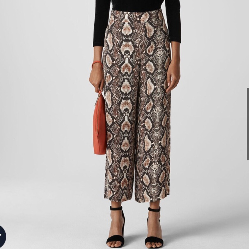 Whistles Snake Print Trousers